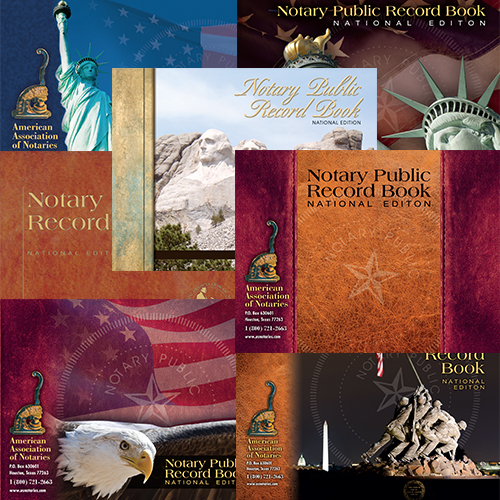 Alabama Notary Record Book - (352 entries with thumbprint space)