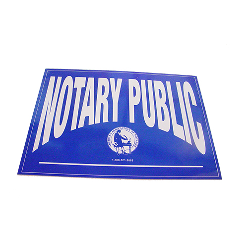 Alabama Notary Public Decals