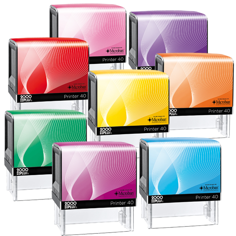 Alabama Notary Stamp - Cosco P40 New! Notary Self-inking Stamp with Microbanr Anti-microbial Additive