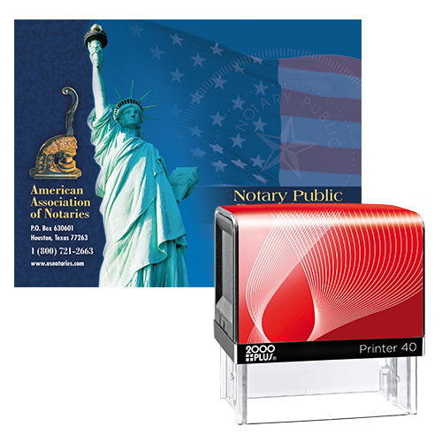 Notary Supplies Value Package (All States) - Includes Microban Anti-microbial Stamp