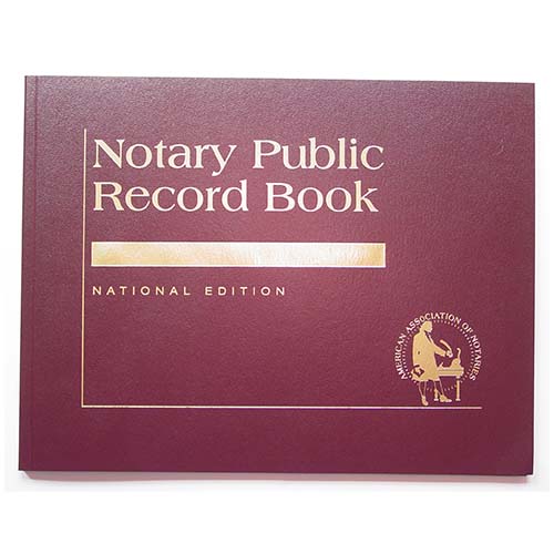 Alabama Contemporary Notary Record Book - (with thumbprint space)