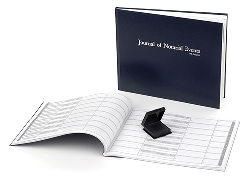 Alabama Hard Cover Notary Journal with Thumbprint Pad