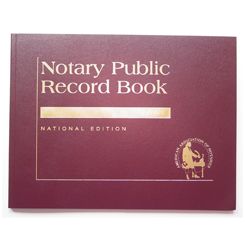 This is our top-of-the-line Alabama notary record book. This attractive book features a contemporary leatherette cover with gold-embossed text finish. Perfectly bound and chronologically numbered so that you can easily detect if the record is ever tampered with. Accommodates over 728 entries (104 pages). Includes complete step-by-step instructions. Meets or exceeds Alabama state requirements for proper notarial record keeping.