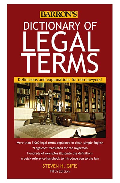 This Alabama notary handy dictionary cuts through the complexities of legal jargon and presents definitions and explanations that can be understood by non-lawyers. Approximately 2,500 terms are included with definitions and explanations for consumers, business proprietors, legal beneficiaries, investors, property owners, litigants, and all others who have dealings with the law. Terms are arranged alphabetically from Abandonment to Zoning.